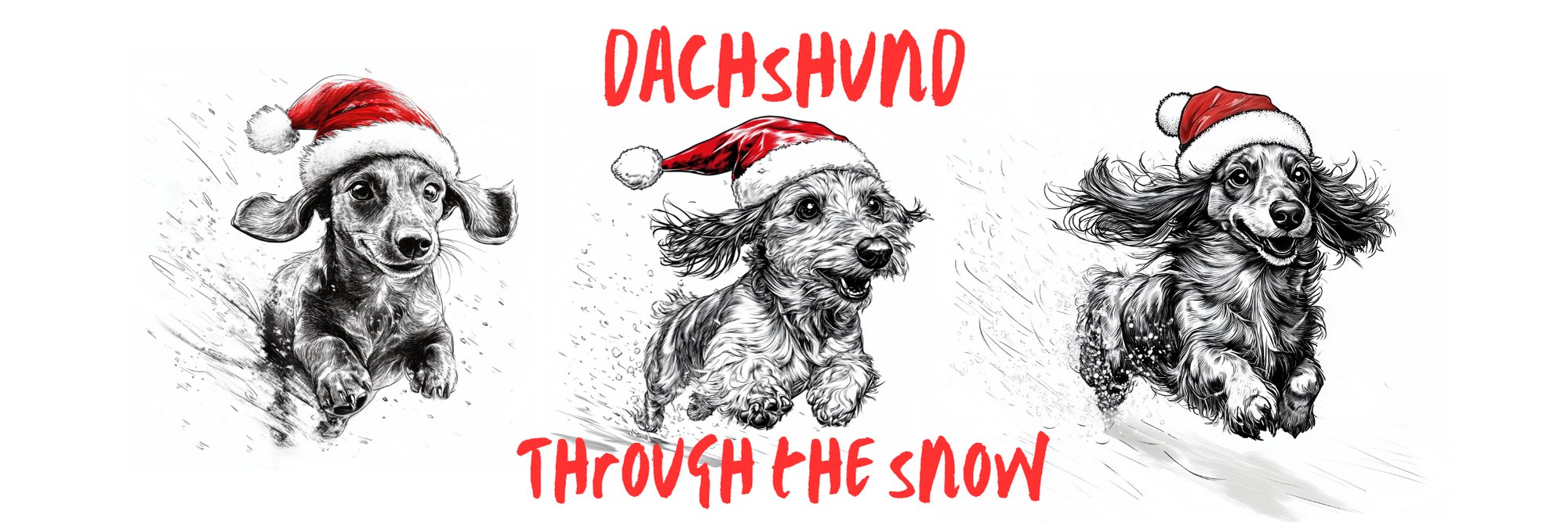 Dachshund through the Snow! coffee mug - Bard and Bloom