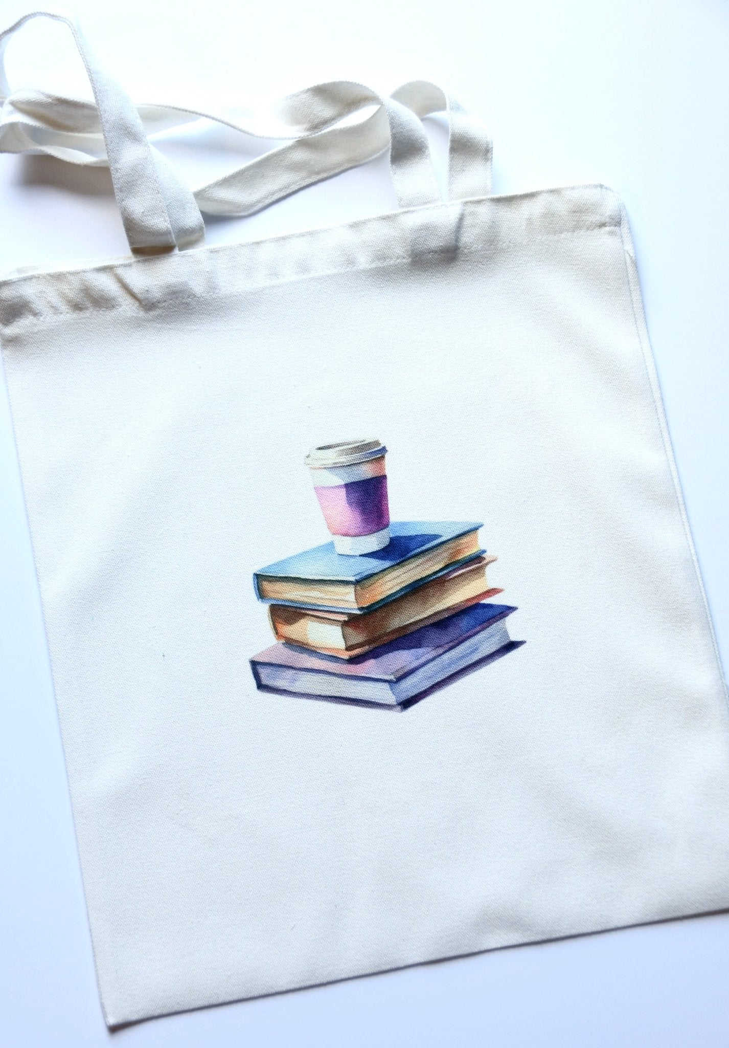 Latte and Books = Life tote bag - Bard and Bloom